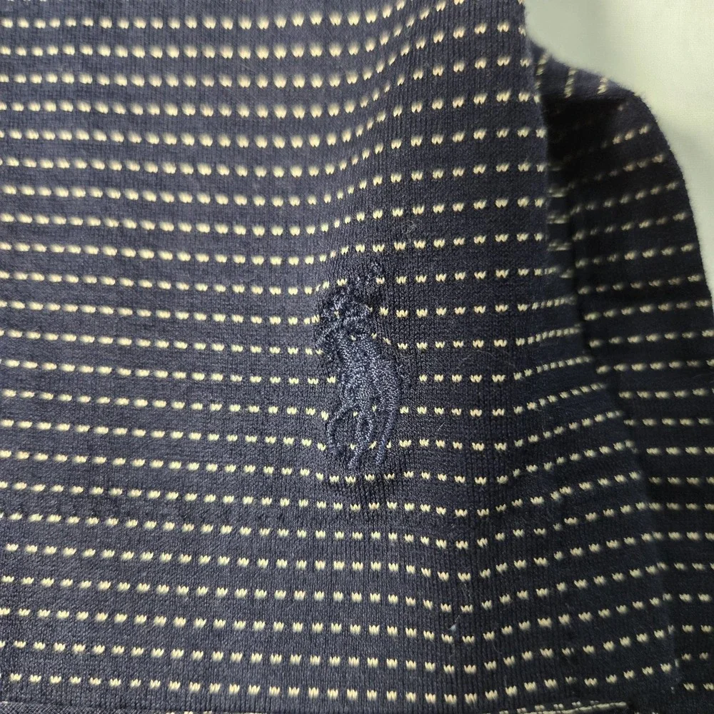Polo By Ralph Lauren‎ Shirt Men XL  Navy Long Sleeve Pima Cotton Pony